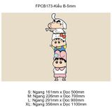  Tranh Fomex EPeBen dán tường nổi 3d Shin trang trí Phòng cho bé, Phòng ngủ, Mẫu giáo 