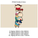  Tranh Fomex EPeBen dán tường nổi 3d Shin trang trí Phòng cho bé, Phòng ngủ, Mẫu giáo 