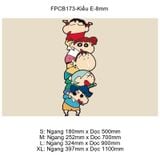  Tranh Fomex EPeBen dán tường nổi 3d Shin trang trí Phòng cho bé, Phòng ngủ, Mẫu giáo 
