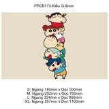  Tranh Fomex EPeBen dán tường nổi 3d Shin trang trí Phòng cho bé, Phòng ngủ, Mẫu giáo 