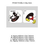  Tranh Fomex EPeBen dán tường nổi 3d Mickey Vịt Donald  trang trí Phòng cho bé, Phòng ngủ, Mẫu giáo 
