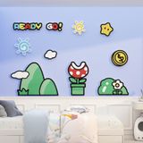  Tranh Fomex EPeBen dán tường nổi 3d Mario trang trí Phòng cho bé, Phòng ngủ, Mẫu giáo,Phòng Bé Trai 