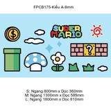  Tranh Fomex EPeBen dán tường nổi 3d Mario trang trí Phòng cho bé, Phòng ngủ, Mẫu giáo,Phòng Bé Trai 