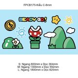  Tranh Fomex EPeBen dán tường nổi 3d Mario trang trí Phòng cho bé, Phòng ngủ, Mẫu giáo,Phòng Bé Trai 