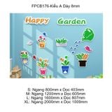  Tranh Fomex EPeBen dán tường nổi 3d Khu Vườn Hạnh Phúc trang trí Phòng Khách,Khu Vườn,Phòng Cho Bé,Mầm non 