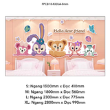  Tranh Fomex EPeBen dán tường nổi 3d Hình Tình bạn bất diệt decor trang trí Phòng cho bé, Phòng khách, Mẫu giáo 