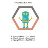  Tranh Fomex EPeBen dán tường nổi 3d Robot trang trí Phòng Cho Bé,Phòng Ngủ,Mầm Non 