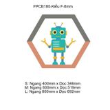  Tranh Fomex EPeBen dán tường nổi 3d Robot trang trí Phòng Cho Bé,Phòng Ngủ,Mầm Non 