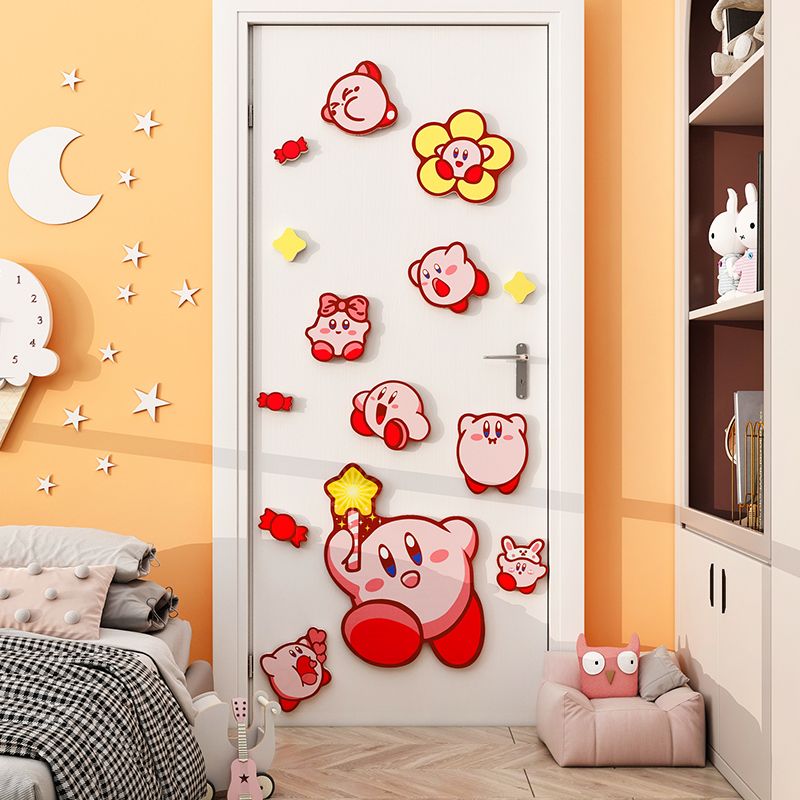  Tranh Fomex EPeBen dán tường nổi 3d  Kirby  trang trí Phòng Ngủ,Phòng Cho Bé 