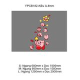 Tranh Fomex EPeBen dán tường nổi 3d  Kirby  trang trí Phòng Ngủ,Phòng Cho Bé 
