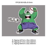 Tranh Fomex EPeBen dán tường nổi 3d Siêu Anh Hùng trang trí Phòng Tắm,Phòng Ngủ 
