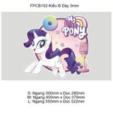  Tranh Fomex EPeBen dán tường nổi 3d Pony  trang trí Phòng cho bé, Phòng ngủ, Mẫu giáo 