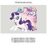  Tranh Fomex EPeBen dán tường nổi 3d Pony  trang trí Phòng cho bé, Phòng ngủ, Mẫu giáo 