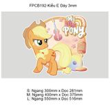  Tranh Fomex EPeBen dán tường nổi 3d Pony  trang trí Phòng cho bé, Phòng ngủ, Mẫu giáo 
