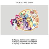  Tranh Fomex EPeBen dán tường nổi 3d Pony  trang trí Phòng cho bé, Phòng ngủ, Mẫu giáo 