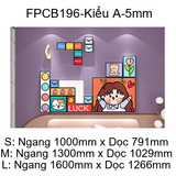  Tranh Fomex EPeBen dán tường nổi 3d Công Chúa Trang Trí Phòng Trẻ Cho Bé, Mầm non, Mẫu Giáo 