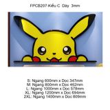  Tranh Fomex EPeBen dán tường nổi 3d Pikachu trang trí Phòng cho bé, Phòng ngủ, Mẫu giáo 