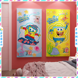  Tranh Fomex EPeBen dán tường nổi 3d Spongebob đại dương  trang trí Phòng cho bé, Phòng ngủ, Mẫu giáo 
