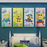 Tranh Fomex EPeBen dán tường nổi 3d Spongebob đại dương  trang trí Phòng cho bé, Phòng ngủ, Mẫu giáo 