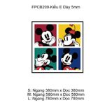  Tranh Fomex EPeBen dán tường nổi 3d Mickey trang trí Phòng cho bé, Phòng ngủ, Mẫu giáo 