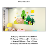 Tranh Fomex EPeBen dán tường nổi 3d Hình Thiên nhiên hòa hợp decor trang trí Phòng ngủ cho bé, Phòng khách, Mẫu giáo 