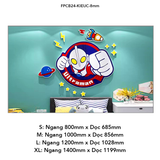  Tranh Fomex EPeBen dán tường nổi 3d Hình Ultraman decor trang trí Phòng cho bé, Phòng ngủ, Phòng khách, Mẫu giáo 