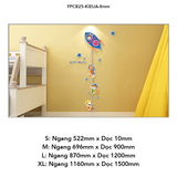  Tranh Fomex EPeBen dán tường nổi 3d Hình Khám Phá Vũ Trụ decor trang trí Phòng ngủ, phòng giải trí, Phòng học, Mầm non 