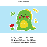  Tranh Fomex EPeBen dán tường nổi 3d Hình Chú Dino Ngọt Ngào decor trang trí Phòng cho bé, Phòng khách, Mẫu giáo 