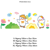 Tranh Fomex EPeBen dán tường nổi 3d Hình Những Chú Vịt Vui Vẻ decor trang trí Phòng cho bé, Phòng ngủ, Mẫu giáo 