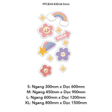  Tranh Fomex EPeBen dán tường nổi 3d Hình Hi Cute dán cửa phòng decor trang trí Phòng cho bé, Phòng Học, Mẫu giáo 
