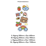  Tranh Fomex EPeBen dán tường nổi 3d Hình Hi Cute dán cửa phòng decor trang trí Phòng cho bé, Phòng Học, Mẫu giáo 