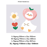 Tranh Fomex EPeBen dán tường nổi 3d Hình Những chú vịt con decor trang trí Phòng ngủ, Phòng khách, Mẫu giáo 