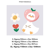 Tranh Fomex EPeBen dán tường nổi 3d Hình Những chú vịt con decor trang trí Phòng ngủ, Phòng khách, Mẫu giáo 