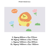  Tranh Fomex EPeBen dán tường nổi 3d Hình Những chú vịt con decor trang trí Phòng ngủ, Phòng khách, Mẫu giáo 