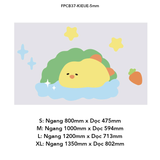  Tranh Fomex EPeBen dán tường nổi 3d Hình Những chú vịt con decor trang trí Phòng ngủ, Phòng khách, Mẫu giáo 