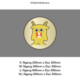  Tranh Fomex EPeBen dán tường nổi 3d Hình Quái vật một mắt decor trang trí Phòng cho bé, Phòng ngủ, Mẫu giáo 