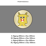  Tranh Fomex EPeBen dán tường nổi 3d Hình Quái vật một mắt decor trang trí Phòng cho bé, Phòng ngủ, Mẫu giáo 