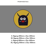  Tranh Fomex EPeBen dán tường nổi 3d Hình Quái vật một mắt decor trang trí Phòng cho bé, Phòng ngủ, Mẫu giáo 