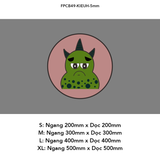  Tranh Fomex EPeBen dán tường nổi 3d Hình Quái vật một mắt decor trang trí Phòng cho bé, Phòng ngủ, Mẫu giáo 