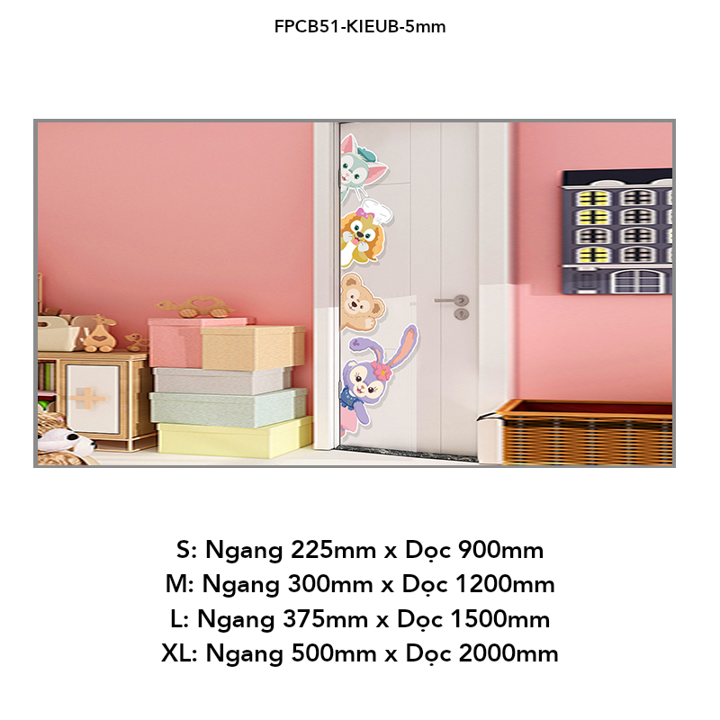  Tranh Fomex EPeBen dán tường nổi 3d Hình Tình bạn động vật decor trang trí Phòng ngủ cho bé, Phòng khách, Mẫu giáo 