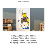  Tranh Fomex EPeBen dán tường nổi 3d Hình Căn phòng vui nhộn decor trang trí Phòng cho bé, Phòng ngủ, Dán Cửa, Mẫu giáo 