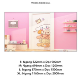  Tranh Fomex EPeBen dán tường nổi 3d Hình Căn phòng vui nhộn decor trang trí Phòng cho bé, Phòng ngủ, Dán Cửa, Mẫu giáo 