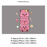  Tranh Fomex EPeBen dán tường nổi 3d Hình Ba Chú Gấu Hồng decor trang trí Phòng cho bé, Phòng ngủ, Phòng khách, Mẫu giáo 