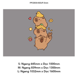  Tranh Fomex EPeBen dán tường nổi 3d Hình Ba Chú Gấu Hồng decor trang trí Phòng cho bé, Phòng ngủ, Phòng khách, Mẫu giáo 