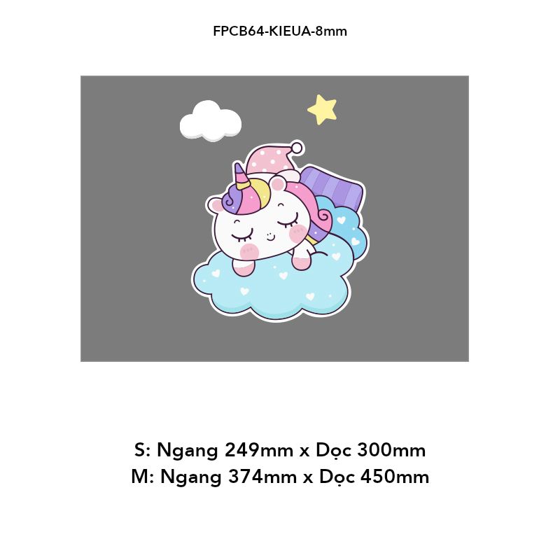  Tranh Fomex EPeBen dán tường nổi 3d Hình Kỳ Lân Dễ Thương Decor Trang Trí Phòng Cho Bé Phòng Ngủ Bé Gái 