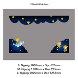  Tranh Fomex EPeBen dán tường nổi 3d Hình Hoàng Tử Bé Decor Trang Trí Phòng Ngủ Bé Trai Tường Đầu Giường 