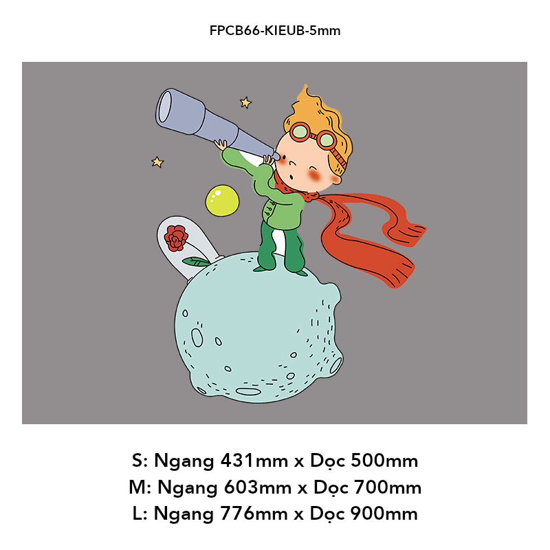  Tranh Fomex EPeBen dán tường nổi 3d Hình Hoàng Tử Bé Decor Trang Trí Phòng Ngủ Bé Trai Tường Đầu Giường 