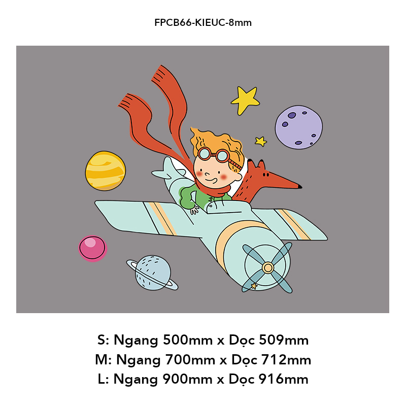  Tranh Fomex EPeBen dán tường nổi 3d Hình Hoàng Tử Bé Decor Trang Trí Phòng Ngủ Bé Trai Tường Đầu Giường 