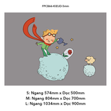  Tranh Fomex EPeBen dán tường nổi 3d Hình Hoàng Tử Bé Decor Trang Trí Phòng Ngủ Bé Trai Tường Đầu Giường 