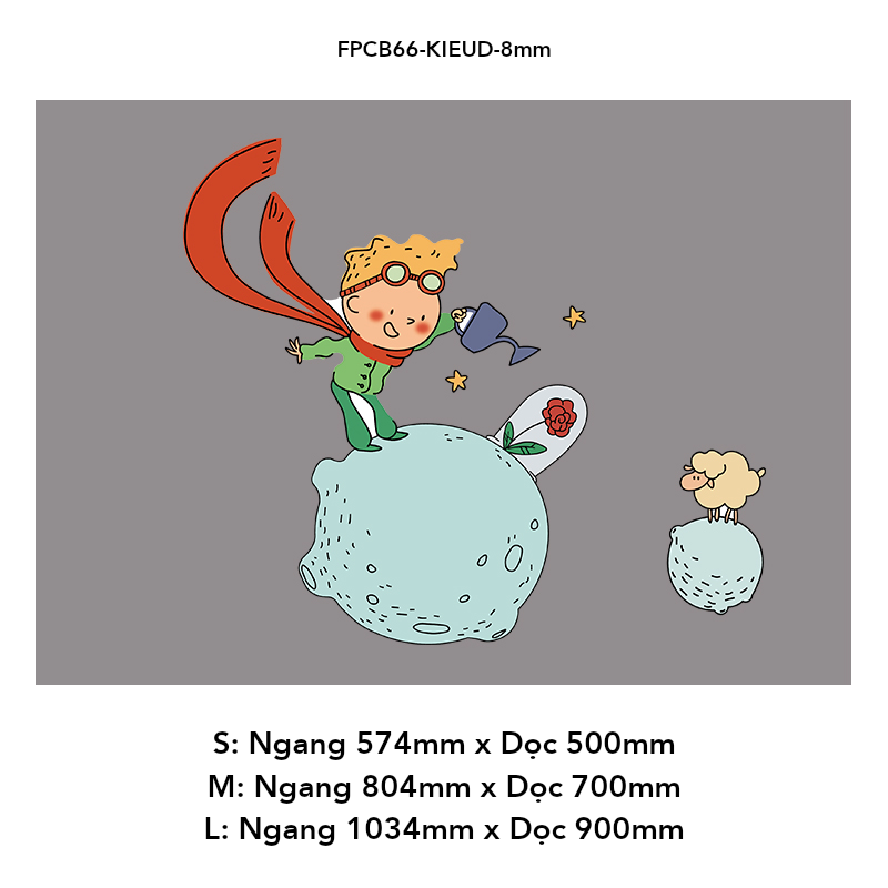  Tranh Fomex EPeBen dán tường nổi 3d Hình Hoàng Tử Bé Decor Trang Trí Phòng Ngủ Bé Trai Tường Đầu Giường 